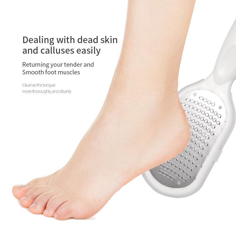 1 pz professionale in acciaio inox rimozione del callo lima per piedi raschietto strumenti per Pedicure rimozione della pelle morta per tacchi piedi prodotti per la cura