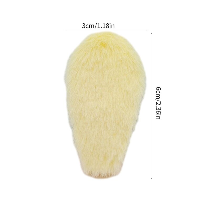 10 Pcs DIY Padded Appliques Plush Furry Hairpin Handmade Rabbit Ears Hair Barrettes Trendy Decor for Hair Clip N7YD