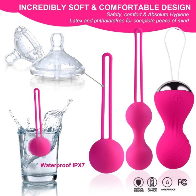 Safe Silicone Smart Ball Kegel Ball Private Care Vagina Tighten Exercise Machine Vaginal Geisha Ball Sex Toys for Women