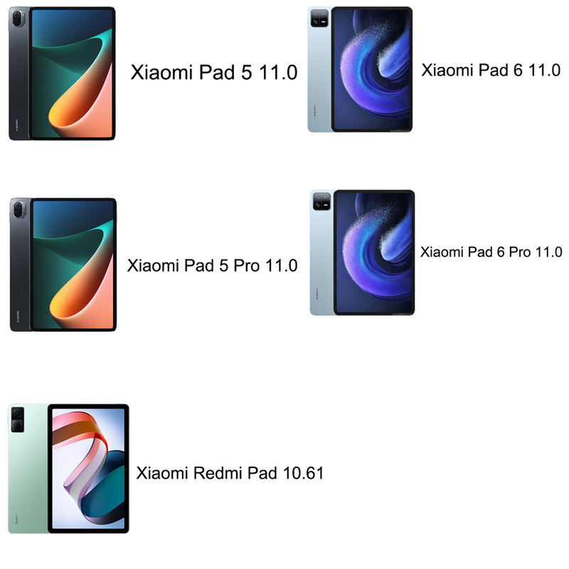 Tablet Película de vidro temperado Para Xiaomi Pad 6 Pro 11.0 "2023 Prova Explosão prevenção Screen Protector Anti fingerprint 2 Pcs