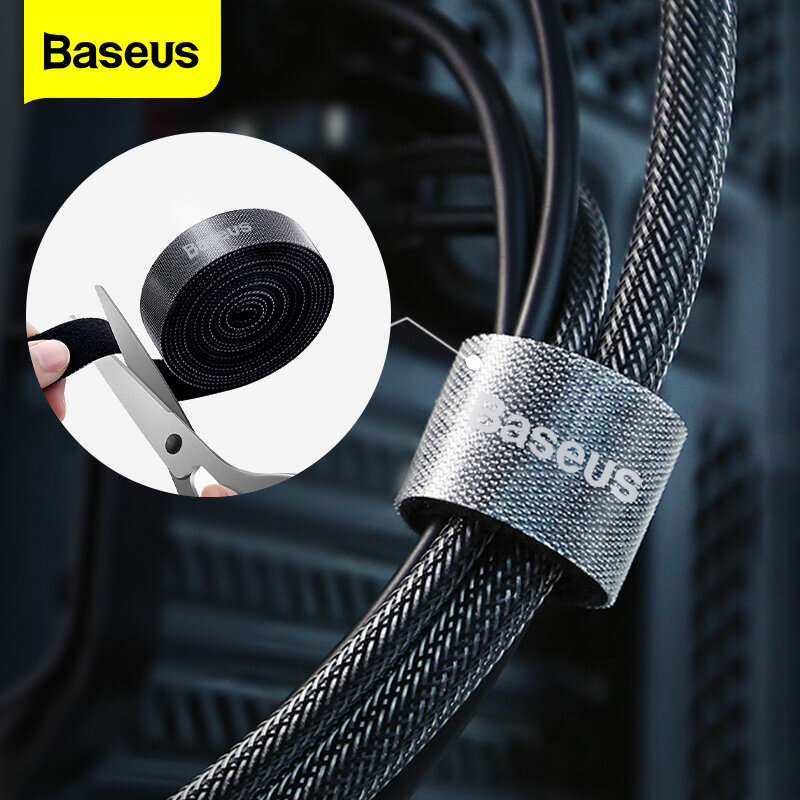 Органайзер для кабелей Baseus, устройство для намотки проводов, защита зарядного устройства для iPhone, мыши, наушников, кабеля, защита шнура