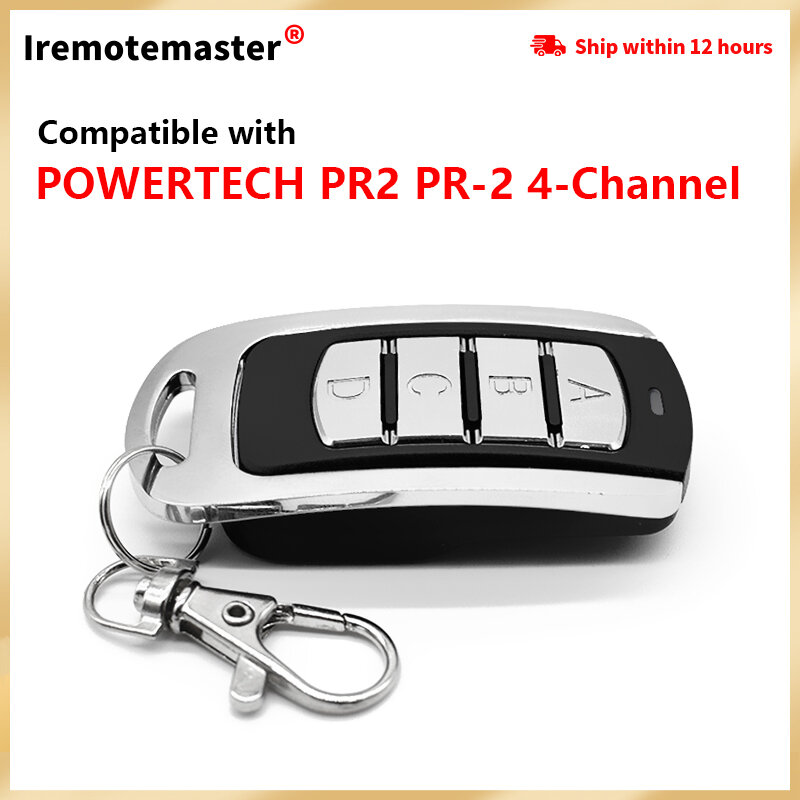 Replacement Powertech PR-2 4-Channel  433Mhz Remote Control Electronic Gate Control Rolling Code Transmitter
