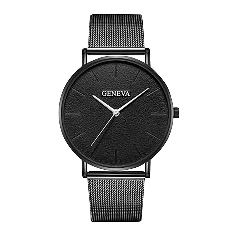 New Casual Luxury Women'S Men Stainless Steel Band Quartz Analog Wrist Watch Elegant Man Watch Men Business  Bracelet Reloj
