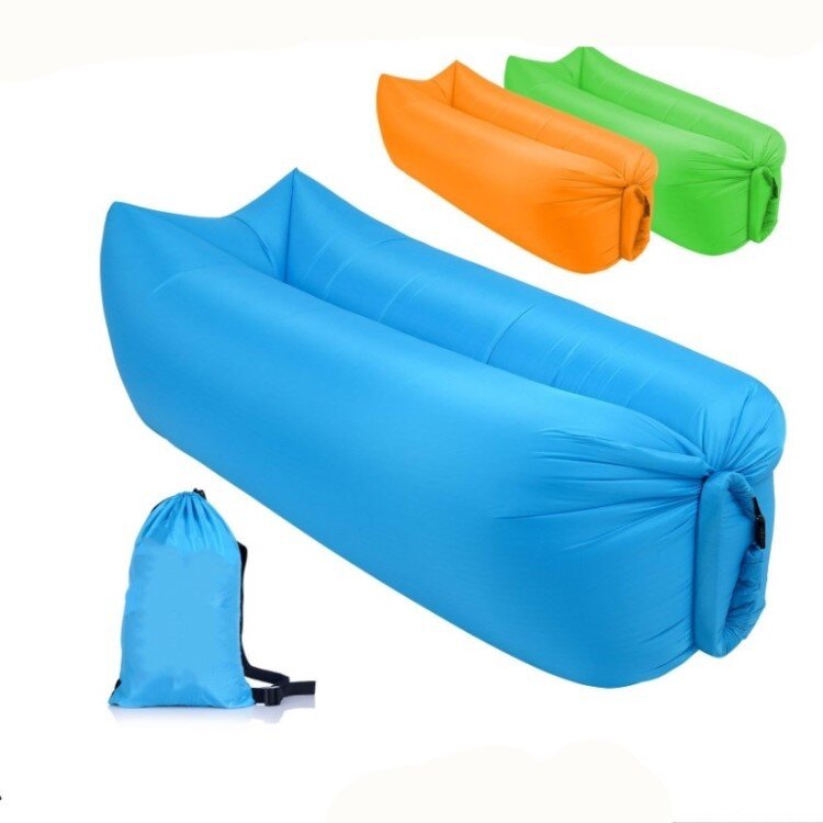 Portable Air-Free Elastic Lazy Sofa, Seat on the Beach, Camping