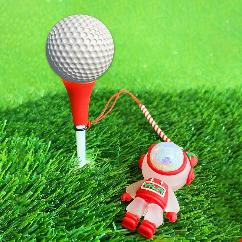 4 Stuks Bliksem Beer Golf Tee Cartoon Plastic Anti Verloren Golf Tee Met Hanger En Riem Unieke Geschenken Voor Vrouwelijke Golfers