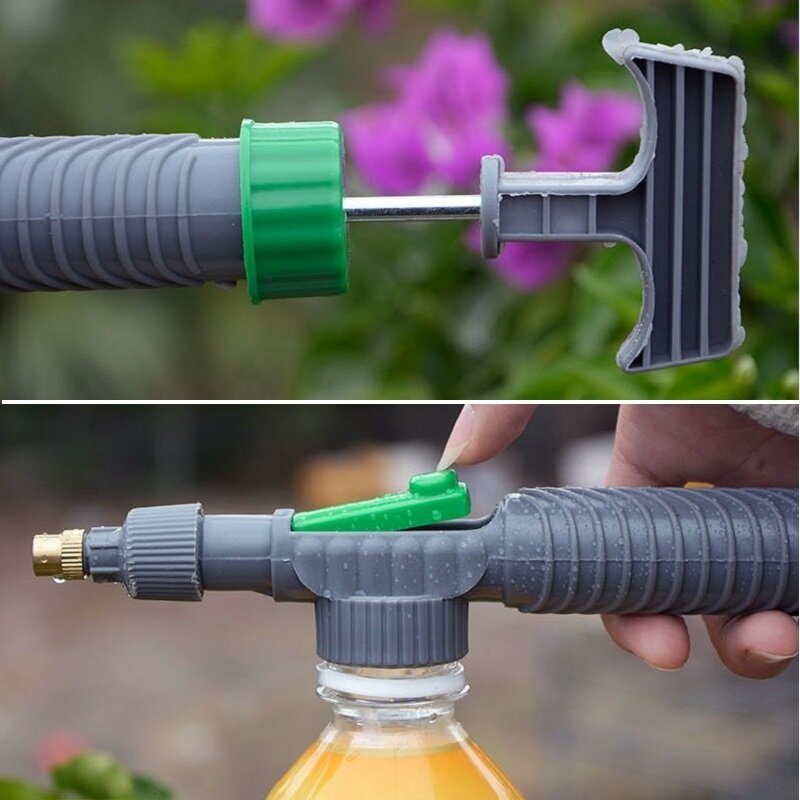 Spruzzatore per irrigazione testa della pistola idropulitrici ugello accessori per bottiglie per bevande regolabili portatili strumento manuale per irrigatori