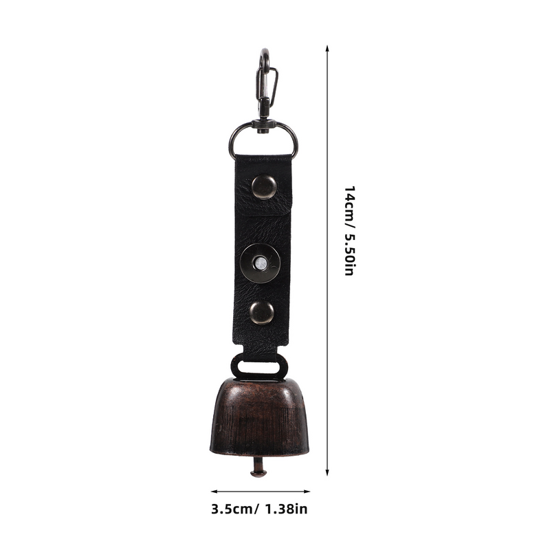 2pcs Camping Bear Bell Camping Bell Pendant Retro Bell Pendant Outside Bell for Camping