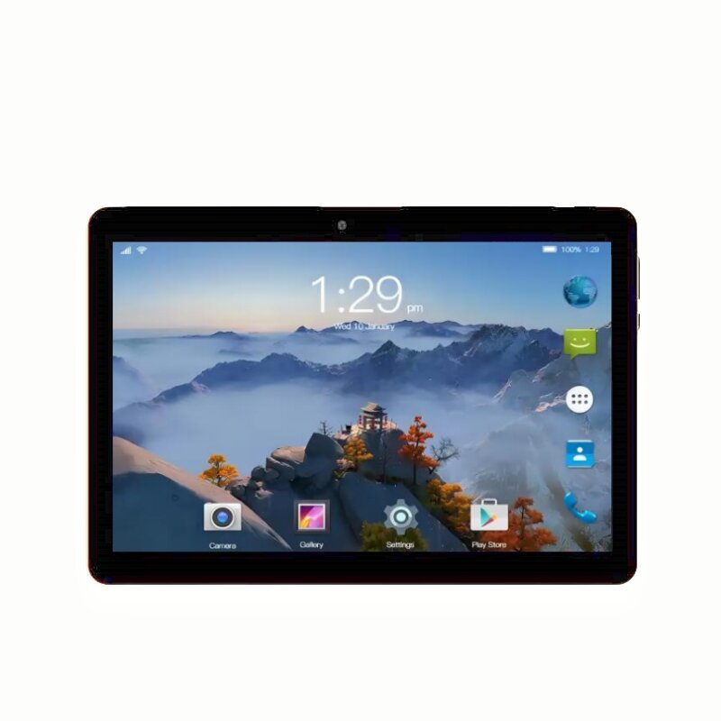 Tablet ponsel 4G Android 10.1 9.0 inci, Tablet PC RAM 3GB ROM 32GB MTK9863 Quad-Core 1280*800 IPS Sim ganda kamera belakang 5.0M