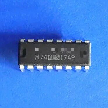 Интегральная схема M74ALS174P 74ALS174 DIP-16, 5 шт.