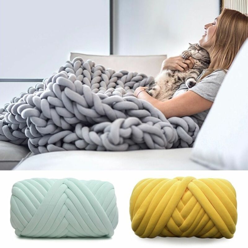 250/500g For Basket Carpets Sewing For Bag Blanket Thick Yarn Ball Woven Thread DIY Hand Knitting Crochet Yarn