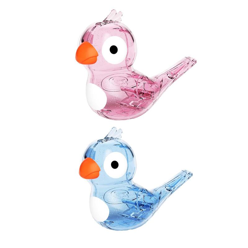 Nowość z ptasim gwizdkiem z przezroczystym małym instrumentem muzycznym zabawki na prezent dla materiały urodzinowe dla miłośników urodzinowych ptaków