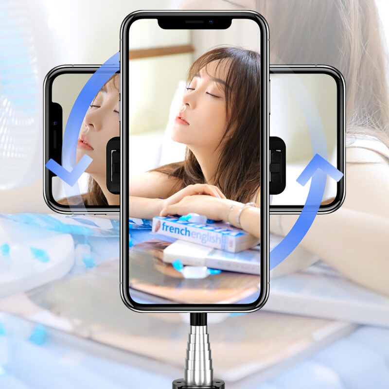 Statief Selfie Stick Mobiele Telefoon Verfraaiing Schijnwerper Live Desktop Stand Bluetooth-Compatibele Selfiestick Met Vullicht