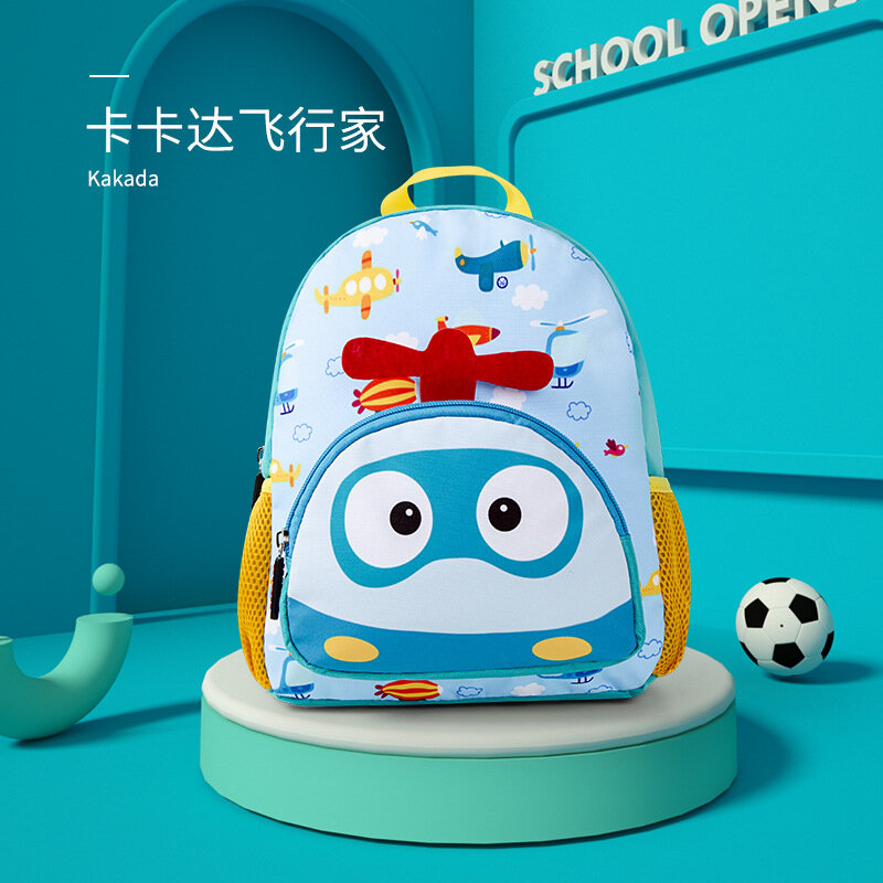 Children's backpack, kindergarten backpack, cartoon cute backpack, super light and skin friendly backpack