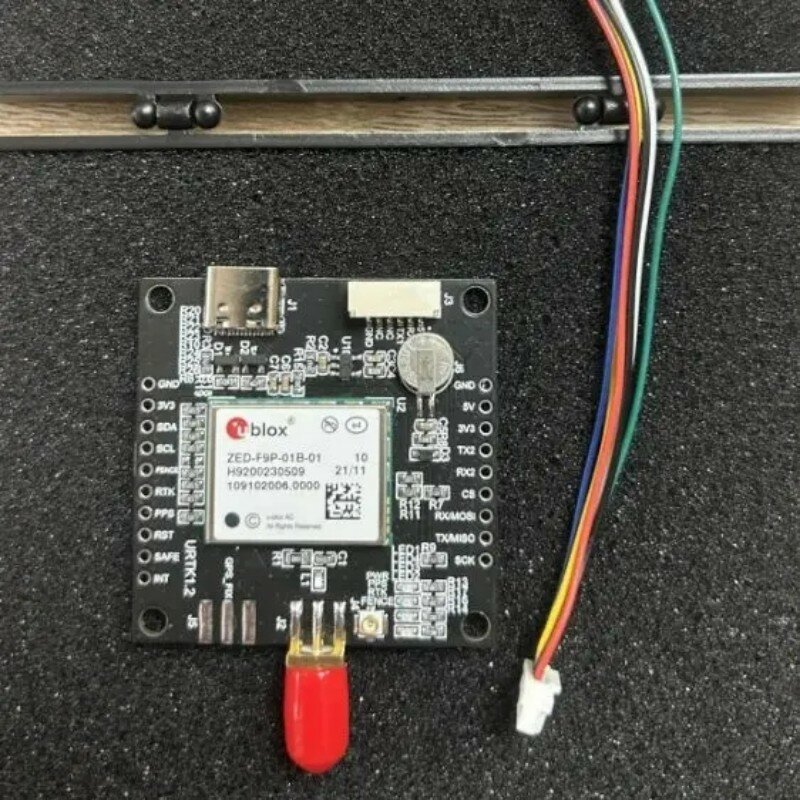 Módulo de posicionamiento de nivel centímetro diferencial RTK, ZED-F9P-01B-01, módulo de navegación GPS, nuevo suministro, receptor, placa GNSS