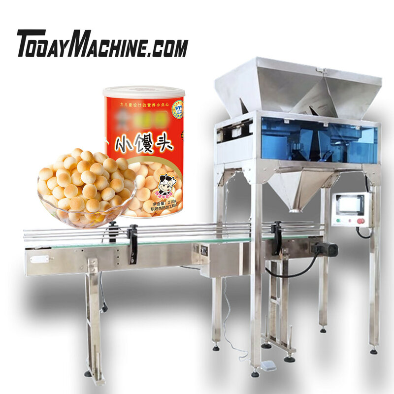 Machine de remplissage automatique pour bouteilles de riz, sucre, sel, chocolat, haricots, Mars, ligne de production