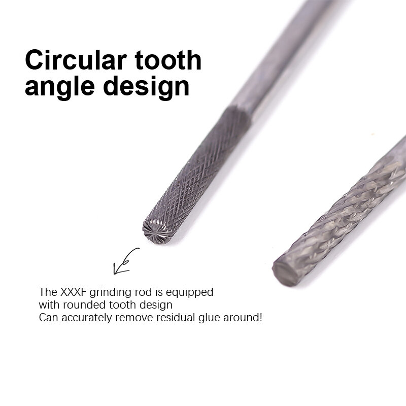 Milling Cutter Tungsten Carbide Nail Drill Bits For Electric Nail Drill Manicure Machine Pedicure Nail Files Accessories