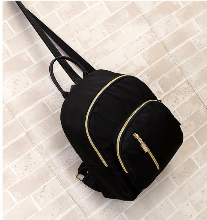 New Women's fashion Girl School Bag Multi-function Small Backpack Cute Backpack Satchel Women Shoulder Rucksack black
