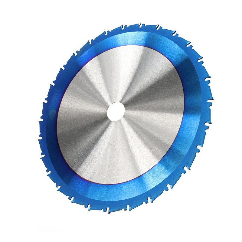 XCAN hoja de sierra Circular TCT, disco de corte de madera con punta de carburo recubierta de color azul Nano, 4/6/7/8 pulgadas, 1 unidad
