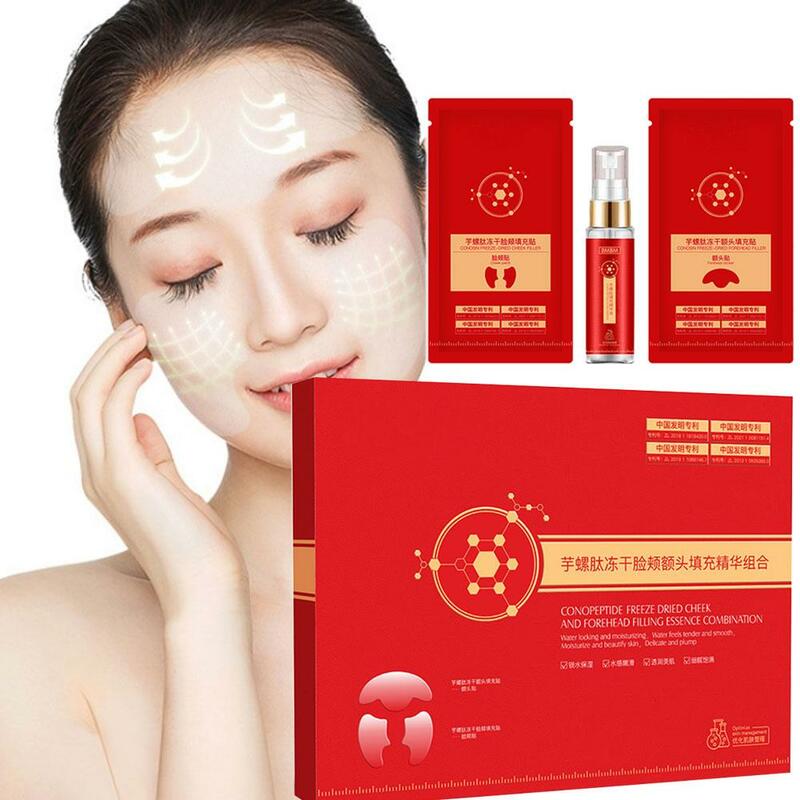 Filling Essence Combination Cheek Paste Forehead Stickers Kit Cheek Forehead Boxes Freeze-Dried Face Care Care Affixed With M2W5