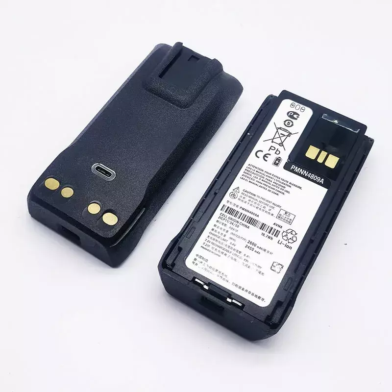Batterie Ion Eddie avec port de charge de type C pour Motorola, talkie-walperforé, radio bidirectionnelle, PMNNN4809A, 2600mAh, PMNNN4809, R7, R7A, 1PC