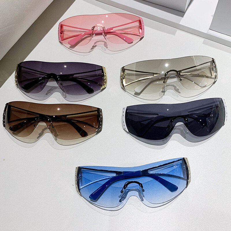 Óculos de sol luxuosos para mulheres, proteção UV para viajar, Y2K com diamante de cristal, armações cravejadas, óculos novos, 2022