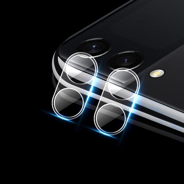 واقي عدسات الكاميرا من Flip 4 متوافق مع سامسونج Z Flip 4 5G غطاء حماية للعدسات الخلفية ملصق مضاد للخدش لهاتف Galaxy Z Flip 4 2022