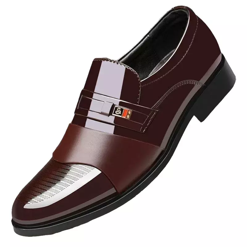 Sepatu Pria Formal Fashion Bisnis Sepatu Selip Formal Sepatu Oxford Pria Sepatu Kulit Kualitas Tinggi untuk Pria Sepatu Kasual