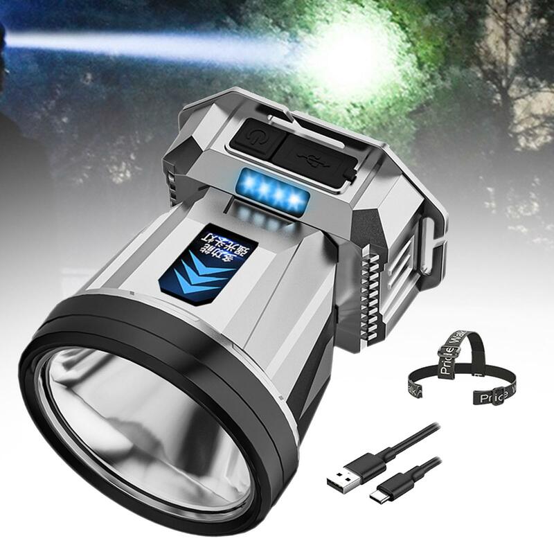 LED Rechargeable Headlamp Super Bright Flashlight Multifunctional Head Torch for Fishing Outdoor Biking Climbing Camping