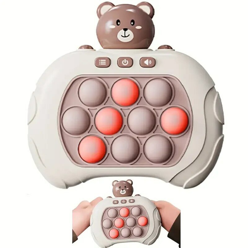 Console de jeu de poche pour enfants, bulle à poussée rapide, série de jeux compétitifs, jeu de décompression créatif, puzzle de décompression
