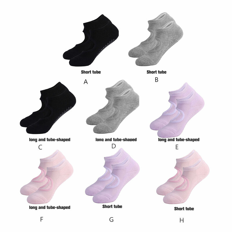 Calcetines de Yoga de diseño Simple, calcetín de algodón para ejercicio, medias de verano, 1 par