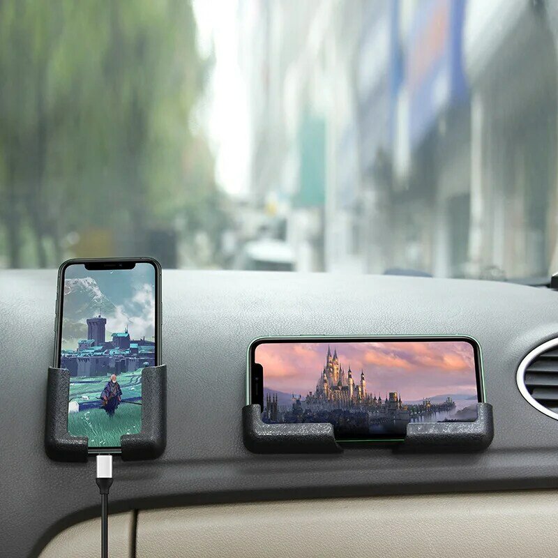 車のダッシュボード用の粘着性のGPSスタンド,iphone車用のシンプルなモバイルスタンド,アクセサリー