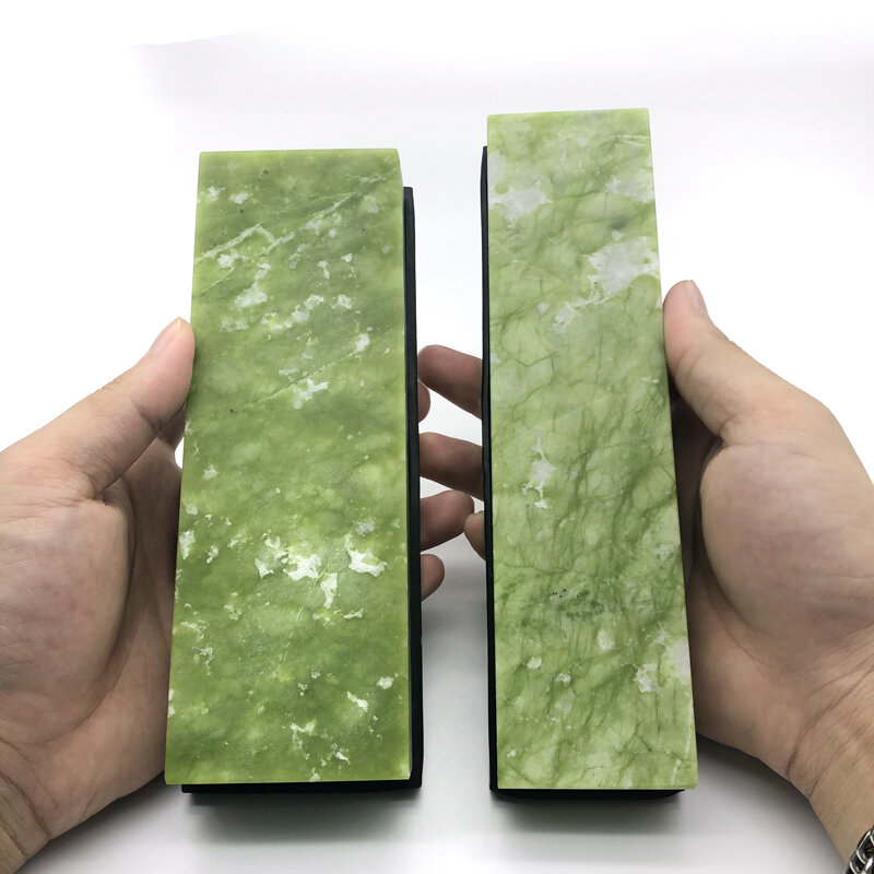 10000 # หิน Fine ธรรมชาติสีเขียว Agate Grit400/1500/3000 # ขัด Whetstone Professional Honing เครื่องมือ