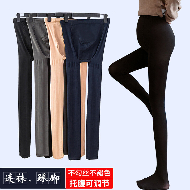 Stoking Wanita Hamil, Celana Perut, Celana Bawah, Kaus Kaki Musim Semi dan Musim Gugur, Legging Wanita Hamil