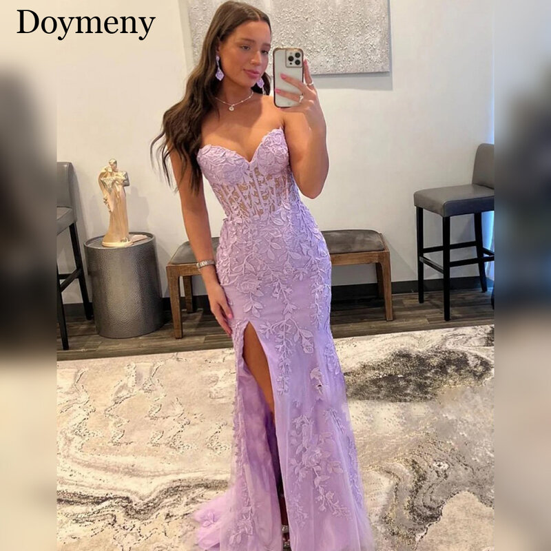 Doymeny вечерние платья, коктейльные платья D111412Birthday вечерние, кружевное бальное платье с аппликацией для женщин, Vestidos De Coquetel