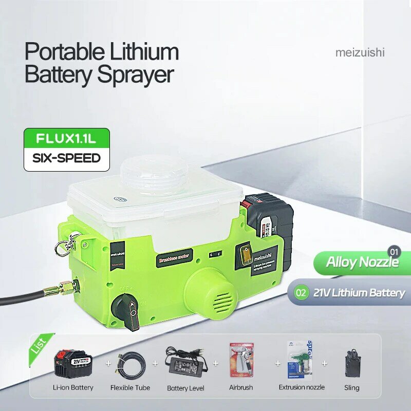 Pulvérisateur Portable Sans Air, Batterie au Lithium, Sac à Dos, Machine Professionnelle de Pulvérisation de Peinture à Haute Pression