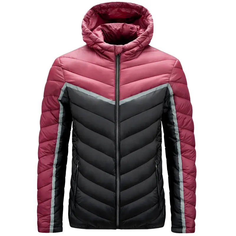 남성용 파카 브랜드 따뜻한 방수 재킷, 두꺼운 후드 파카, 남성 캐주얼 슬림 다운 재킷, 면 코트, 가을, 겨울, 2024 패션