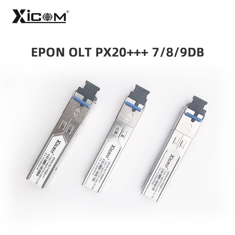 EPON GBIC PX20 +++ 20KM 1.25G Fibre Optique PON Tech 7/8/9db SC Port, Compatible avec 750COM TPLINK Ubiquiti HIOSO VSOL Think