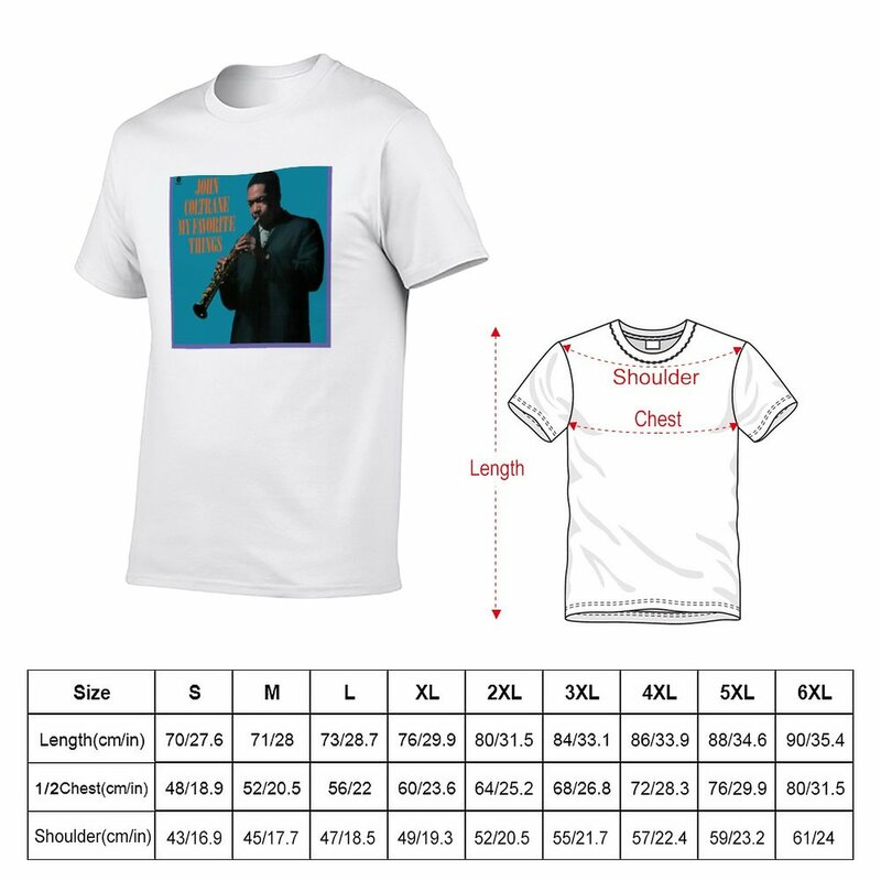 John Coltrane-Camiseta de manga curta masculina, minhas coisas favoritas, roupas vintage para menino, engraçadas