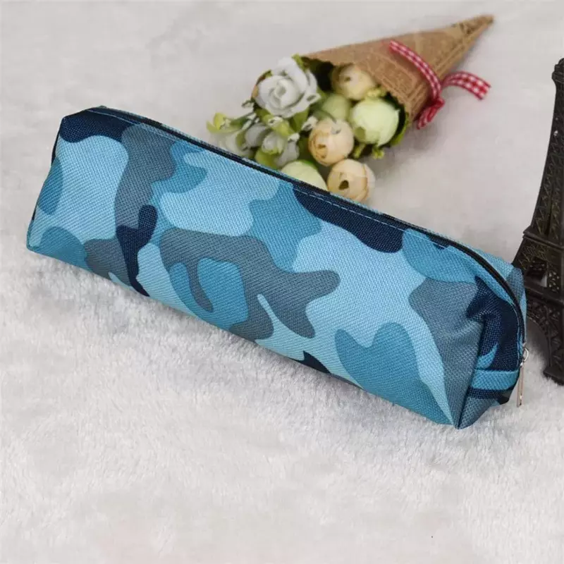 Camouflage Pencil Case for Boys and Girls School Supplies Zipper Pouch 3 Colors Pencil Bag Capacity Pouch School Supplies