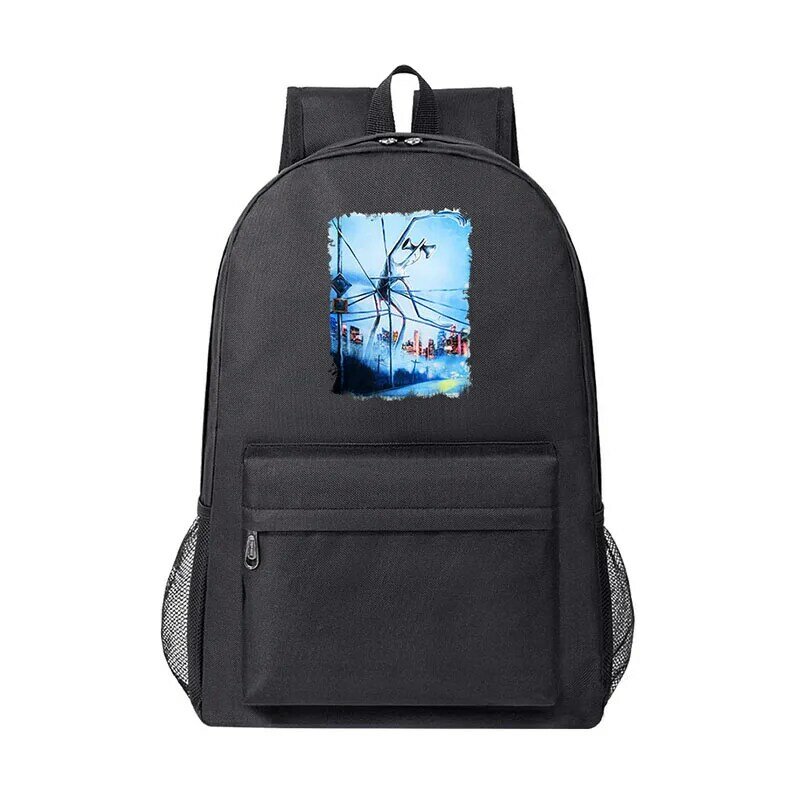Детский рюкзак с принтом сирены и монстра, модная школьная сумка для мальчиков и девочек, студенческий портфель для книг для женщин и мужчин, сумка на плечо для ноутбука
