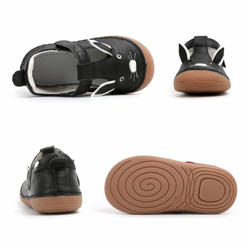 Sepatu Bayi Perempuan Musim Panas Baru Sepatu Anak-anak Buatan Tangan Pembentuk Hati Kulit Asli Sepatu Balita Sol Lembut Putri T-tied