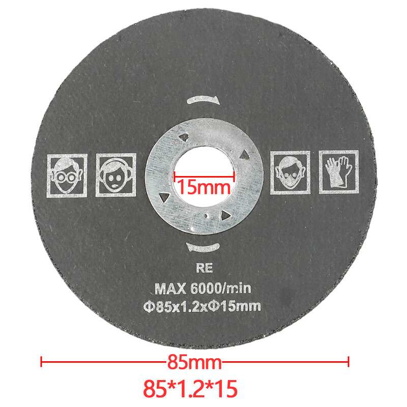 1 pz 85mm disco da taglio metallo circolare resina mola lama per sega smerigliatrice angolare utensili abrasivi accessori per utensili elettrici