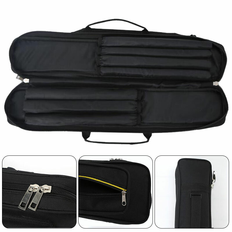 Portable Flute Bag Vertical Storage Bag Universal Thickened Canvas Waterproof Storage Case Saxophone Instruments Accessories