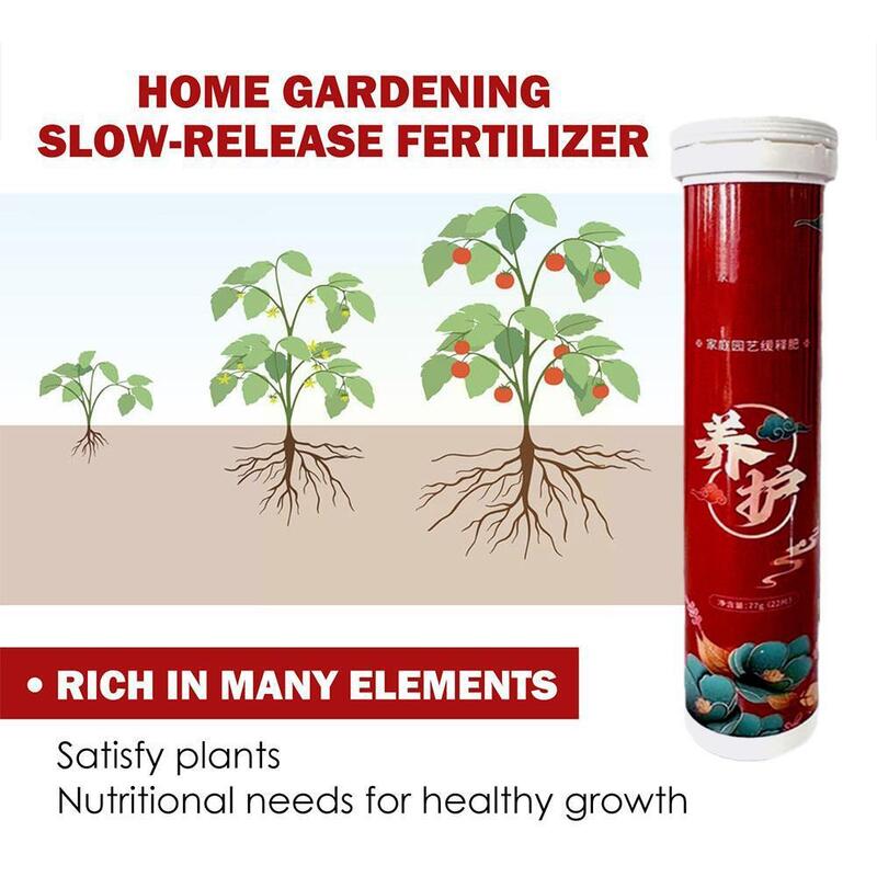 Tableta de liberación lenta Universal para jardinería, fertilizante de fósforo, suministro de liberación lenta, planta de nitrógeno, flores de jardín, Rel H4Z0, 1 botella