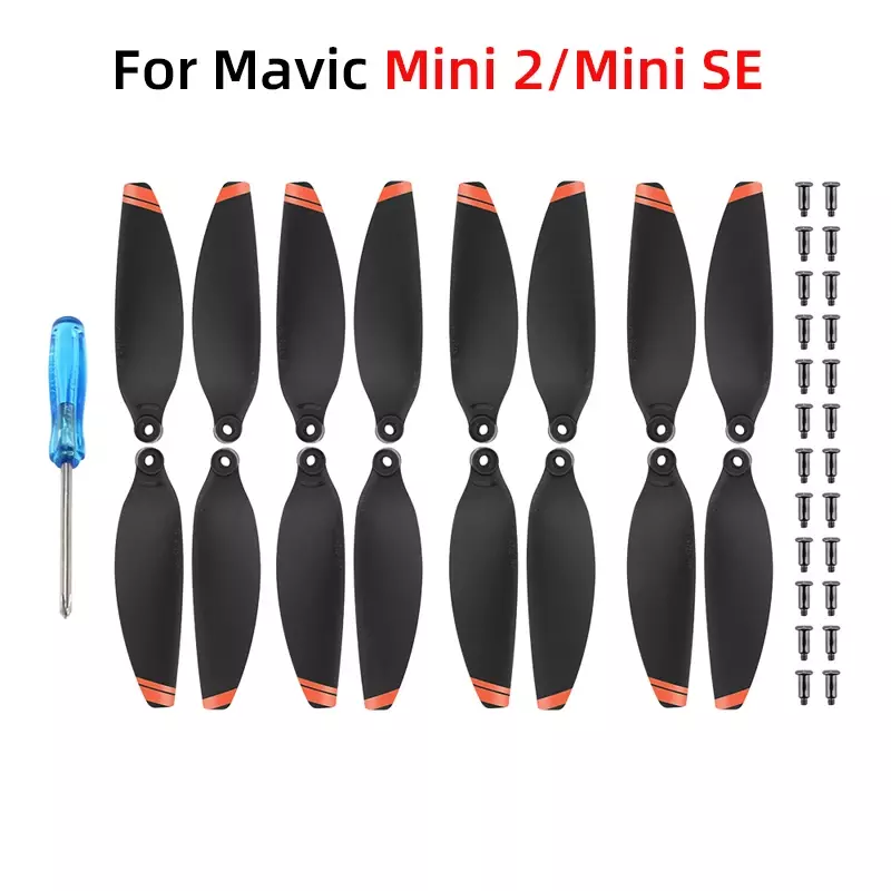 Propellers for DJI Mini 2/Mini SE Drone Replacement Wing Light Weight Props Blade Spare Parts for DJI Mavic Mini 2 Accessories