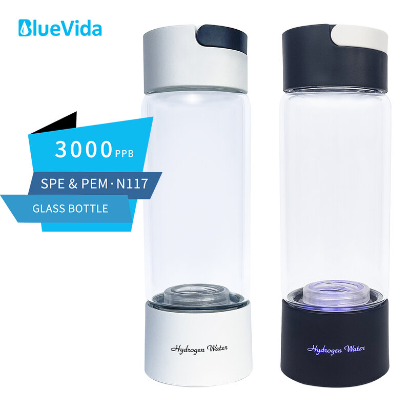 BlueVida SPE&PEM High concentration of hydrogen Water Generator with 2 work mode and self cleaning mode and can absorb hydrogen