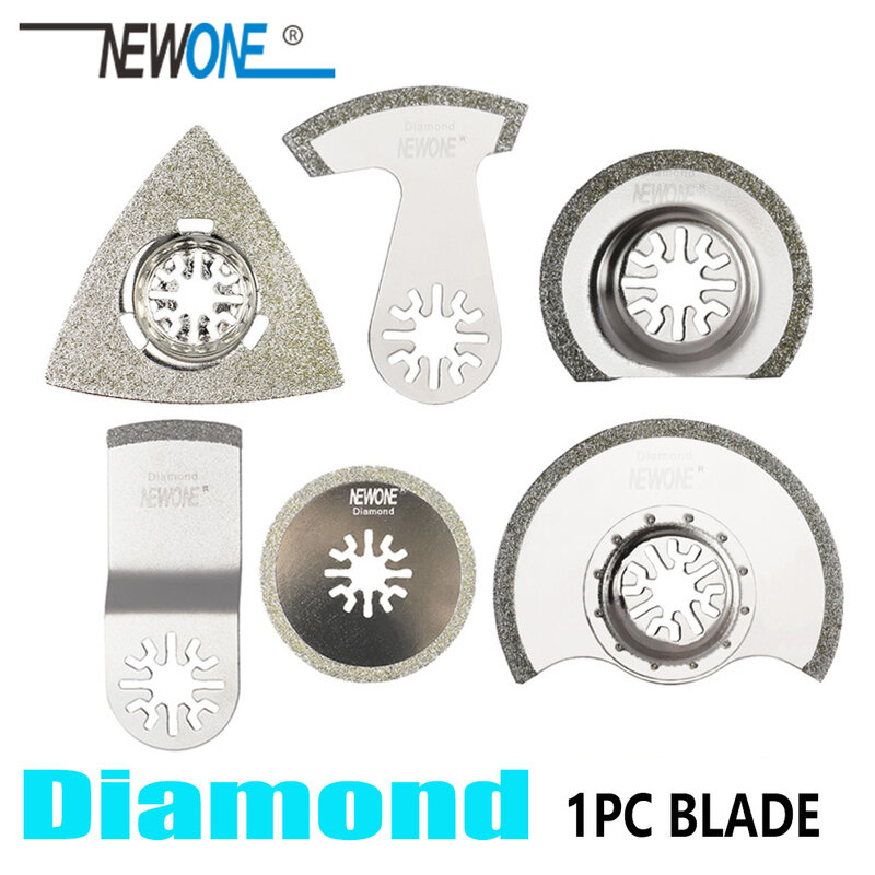 Newone Diamond Oscillating Multi-Tool Saw Blade, Rerenovator para corte, concreto tial, apto para Makita,AEG,Fein
