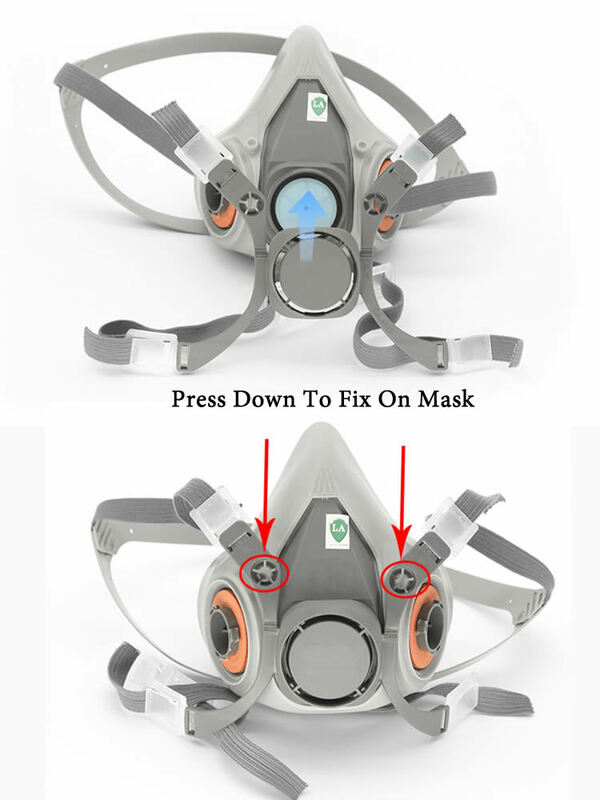 Ensemble de bandes de ceinture de tête pour masque anti-poussière, demi-visage, vaccination contre les gaz, irateur, accessoires de remplacement, sécurité au travail, 6281, 6200, nouveau, 6200