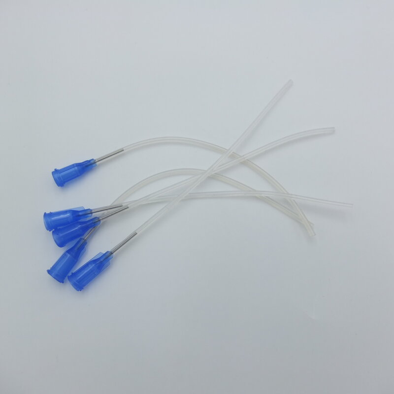 Paquete de 5 agujas de seguridad bucal para pájaros pequeños, tubo largo de silicona suave (sin jeringa), diámetro exterior de 2mm, 4 pulgadas (100mm)