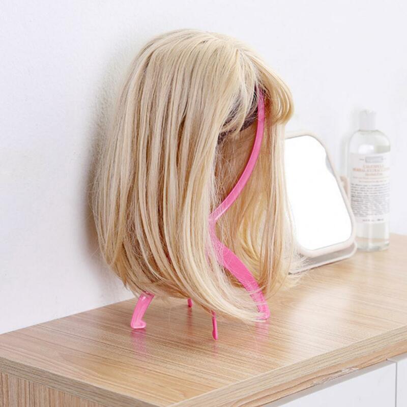 Уникальная подставка для париков, держатель для хранения париков из полипропилена, съемная Складная фотография, легко хранить